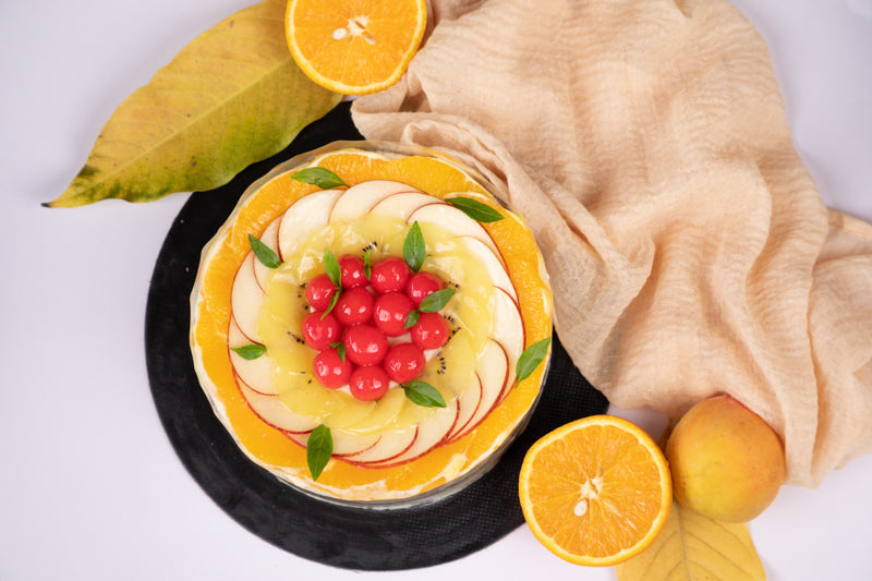 Fresh fruit gateaux