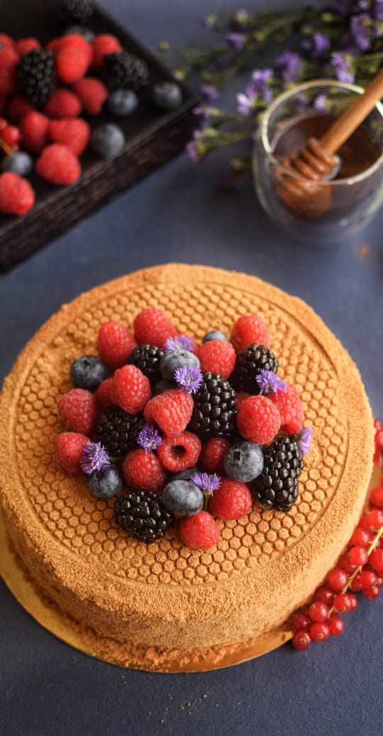 Medovik (Russian honey cake)