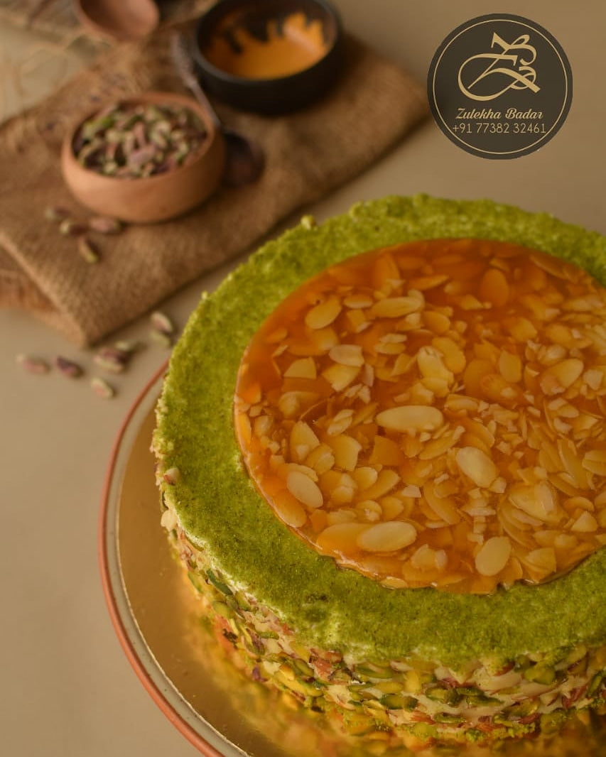 Rose pistachio Nougatine